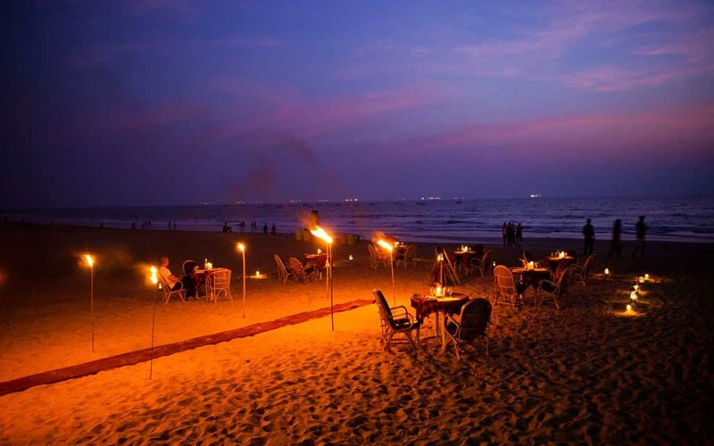 Calm Nightlife of South Goa